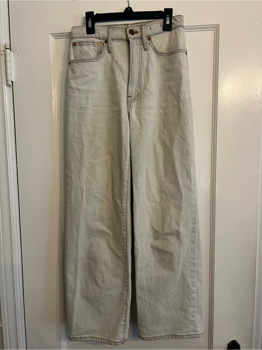 Madewell Women’s Light Blue “The Perfect Vintage Wide-Leg Cropped Jeans” size 24